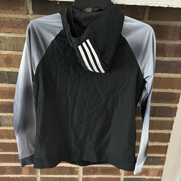 Women’s Adidas Full Zip Hooded Jacket, Size Med - Picture 6 of 6